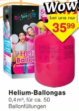 Wiglo Wunderland Helium-Ballongas Angebot