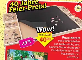 Wiglo Wunderland Puzzlebrett Angebot