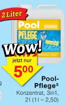 Wiglo Wunderland Pool- Pflege Angebot
