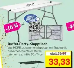 Jawoll Buffet-Party-Klapptisch Angebot