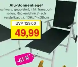 Jawoll Alu-Sonnenliege Angebot