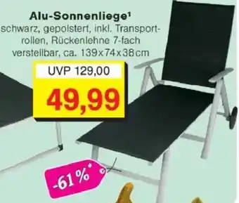 Jawoll Alu-Sonnenliege Angebot