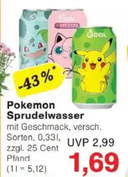 Jawoll Pokemon Sprudelwasser Angebot
