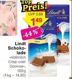 Jawoll Lindt Schoko- lade Angebot