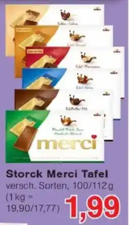 Jawoll Storck Merci Tafel Angebot