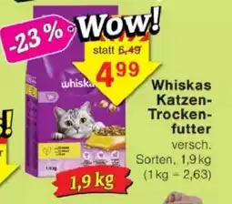 Jawoll Whiskas Katzen- Trocken- futter Angebot