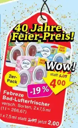 Jawoll Febreze Bad-Lufterfrischer Angebot