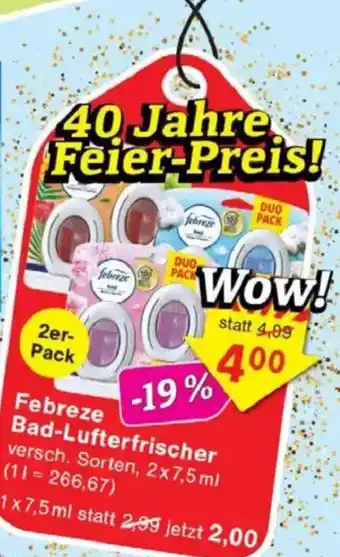 Jawoll Febreze Bad-Lufterfrischer Angebot
