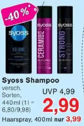 Jawoll Syoss Shampoo Angebot