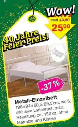 Jawoll Metall-Einzelbett Angebot