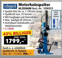 Norma Meterholzspalter HL2550GM Angebot