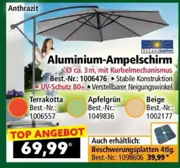 Norma Aluminium- Ampelschirm Angebot