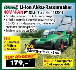 Norma Li-Ion Akku-Rasenmäher 40V/4Ah PT 43 LI Angebot