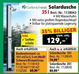 Norma Solardusche 35 l Angebot