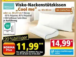 Norma Visko-Nackenstützkissen Cool Me Angebot