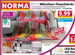 Norma bella casa Mikrofaser-Flauschedecke Angebot