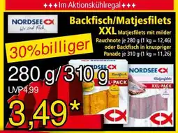 Norma Backfisch/Matjesfilets XXL Angebot