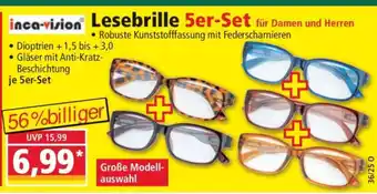 Norma Lesebrille 5er-Set Angebot