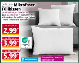 Norma bella casa Mikrofaser-Füllkissen Angebot