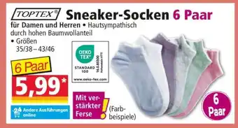 Norma Sneaker- Socken 6 Paar Angebot