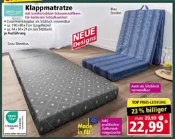 Norma Klappmatratze Angebot