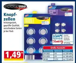 Norma Knopfzellen Angebot