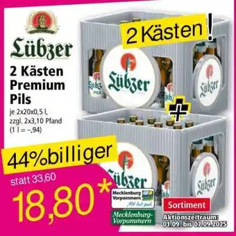 Norma 2 Kästen Premium Pils Angebot