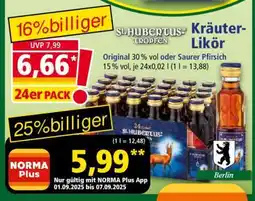 Norma St. Hubertus Tropfen Kräuter-Likör Angebot