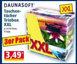 Norma DAUNASOFT Taschentücher Triobox XXL Angebot