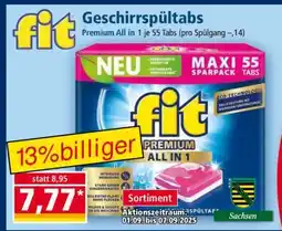 Norma Fit Geschirrspültabs Angebot