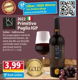 Norma 2022 Primitivo Puglia IGP Angebot