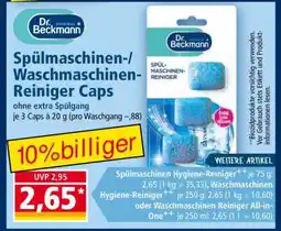 Norma Spülmaschinen-/ Waschmaschinen-Reiniger Caps Angebot