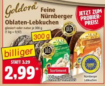 Norma Goldora Feine Nürnberger Oblaten-Lebkuchen Angebot