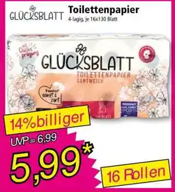 Norma GLÜCKSBLATT Toilettenpapier Angebot