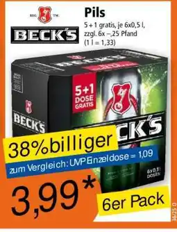 Norma Beck's Pils Angebot