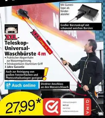 Norma XXL-Teleskop-Universal-Waschbürste 4 m Angebot