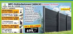 Norma WPC–Sichtschutzzaun CARACAS Angebot