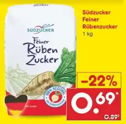 Netto Marken-Discount Südzucker Feiner Rübenzucker Angebot