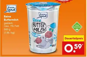 Netto Marken-Discount Reine Buttermilch Angebot