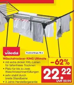 Netto Marken-Discount Wäschestrockner KING Ultimate Angebot