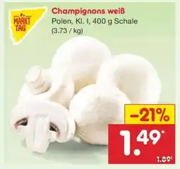Netto Marken-Discount Champignons weiß Angebot