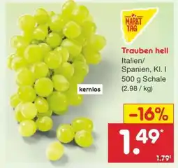 Netto Marken-Discount Trauben hell Angebot