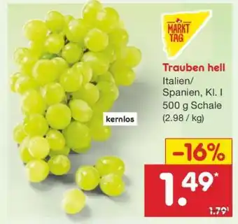 Netto Marken-Discount Trauben hell Angebot