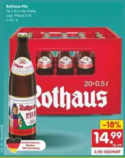 Netto Marken-Discount Rothaus Pils Angebot