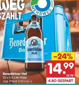 Netto Marken-Discount Benediktiner Hell Angebot