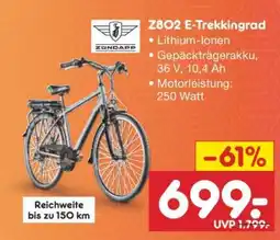 Netto Marken-Discount Z802 E-Trekkingrad Angebot