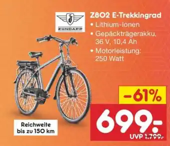 Netto Marken-Discount Z802 E-Trekkingrad Angebot