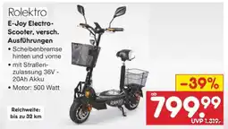 Netto Marken-Discount Rolektro E-Joy Electro-Scooter, versch. Ausführungen Angebot