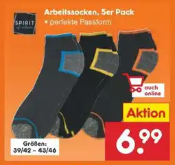 Netto Marken-Discount Arbeitssocken, 5er Pack Angebot