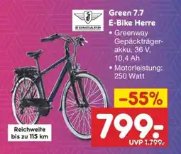 Netto Marken-Discount Green 7.7 E-Bike Herre Angebot